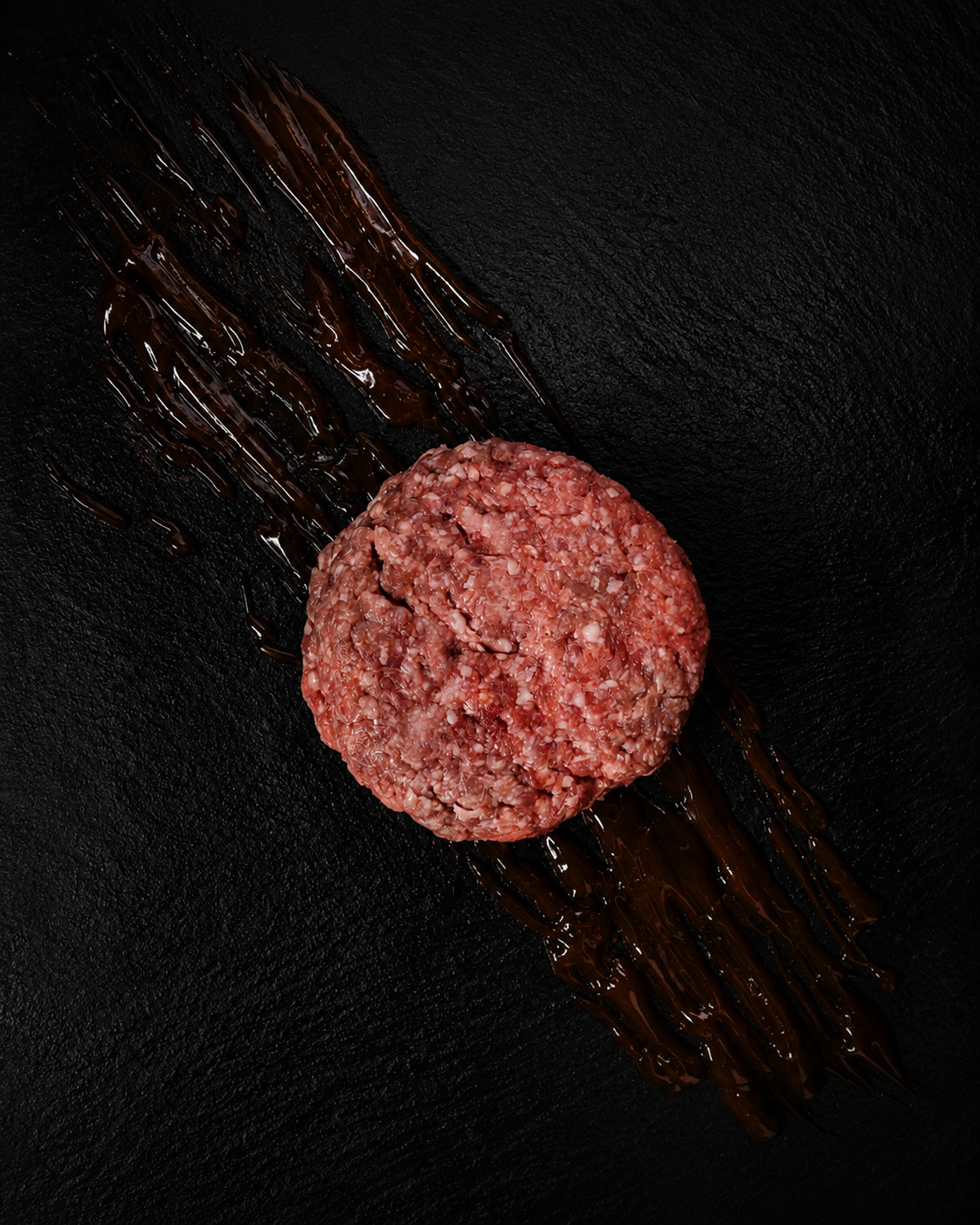 Hamburger di bovino al barbecue